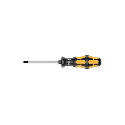 WERA  05024402001 977 Tournevis pour vis TORX, 25 x 100 mm, Noir/jaune