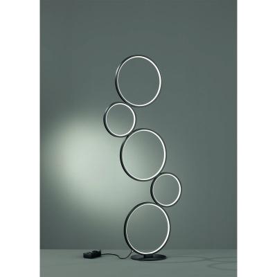 TRIO  Lighting - Lampadaire Rondo Noir Mat 1x36W smd led - Noir