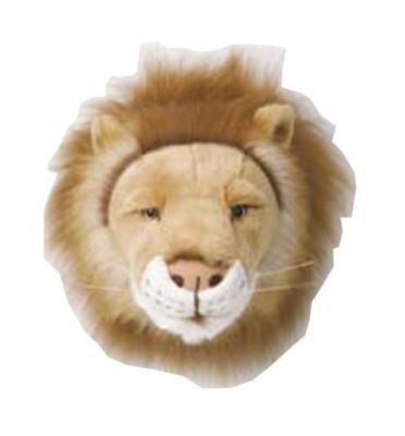 BIBIB AND CO  - Peluche troph&eacute;e lion