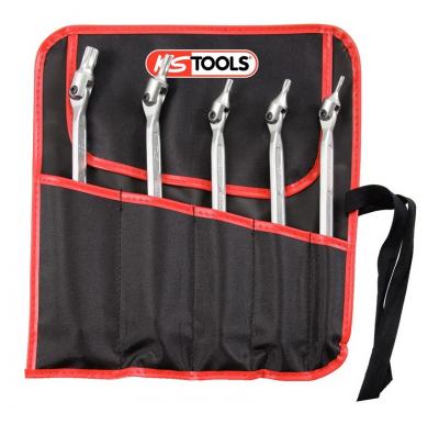 KS TOOLS  517.0320 Jeu de 5 Cl&eacute;s &agrave; Embouts Articul&eacute;s TORX