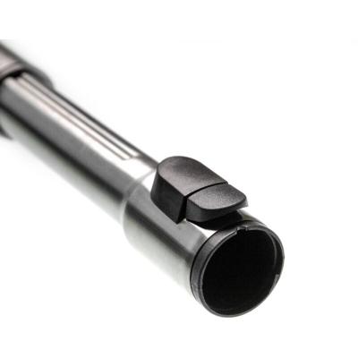 VHBW Tube d'aspirateur remplacement pour Miele 5658813, 10275580, 5658812, 10615280, 5658811 pour aspirateur - raccord 35 mm, 60 - 100 cm, noir / argent&eacute;