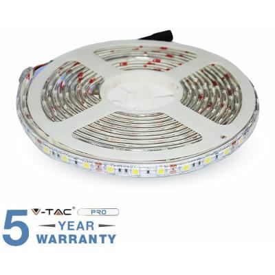 V TAC Bande led smd 5050 60 led 3000K&deg; IP65 Bobine