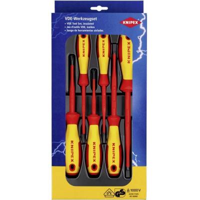 KNIPEX  Jeu de tournevis VDE Fente / Phillips - 00 20 12 V02