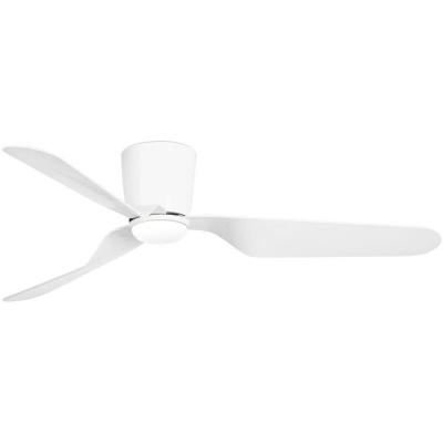 FARO BARCELONA Ventilateur de Plafond Faro PEMBA LED Blanc avec Moteur DC, 3000K