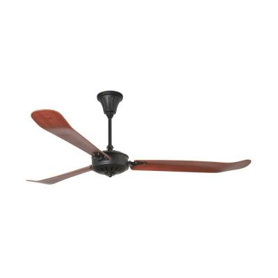 FARO BARCELONA  Ventilateur plafond Aoba XL AC 3 pales bois fonc&eacute;