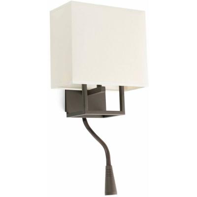 FARO BARCELONA Applique liseuse marron vesper