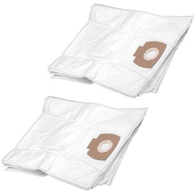 VHBW 10 sacs compatibles avec les aspirateurs Makita 446L, VC2010L, VC2021L, VC2511, VC2512L, VC3011L - Microfibre non tiss&eacute;e, Blanc