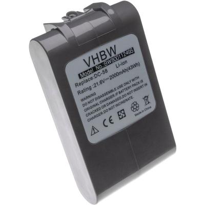 VHBW 1x Batterie compatible avec Dyson DC59 Animal, DC59 Animal Complete, DC58, DC59 robot &eacute;lectrom&eacute;nager (2000mAh, 21,6V, Li-ion) - 
