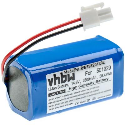 VHBW Batterie compatible avec Ecovacs Deebot V780, CEN540, KK8, CR120, DL33, DL35, CEN646, CEN660 robot &eacute;lectrom&eacute;nager (2600mAh, 14,8V, Li-ion) - 