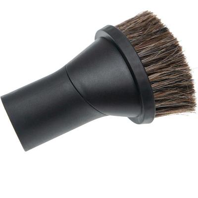 VHBW  &ndash; Brosse &agrave; &eacute;pousseter pour aspirateur &ndash; Buse pinceau 35/32mm &ndash; Poils de cheval pour surfaces fragiles &ndash; Adaptateur inclus