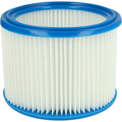 VHBW  filtre rond &agrave; plis pour aspirateur multifonction, compatible avec WAP EC-380 E, EURO 45522, ST 10, ST 15, ST 20, ST 25, ST 35 E