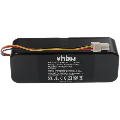 VHBW  Li-Ion Batterie 3000mAh (14.4V) pour aspirateur Samsung Navibot SR8855, SR8857, SR8875, SR8877, SR8895, SR8895 Silencio, SR8896 comme VCA-RBT20.