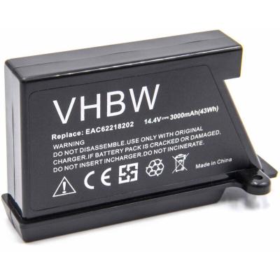VHBW Li-Ion batterie 3000mAh pour robot aspirateur Home Cleaner lg HomBot VR1228DS, VR1228R, VR1229B, VR1320B, VR34406LV, VR34408LV - 