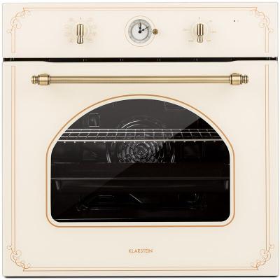 KLARSTEIN Four encastrable  Victoria - 70L - Chaleur tournante - Classe A - Look r&eacute;tro - Ivoire 