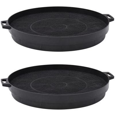 BOSCH Vidaxl - Filtres &agrave; charbon pour hotte de cuisine 2 pcs 210 mm Noir