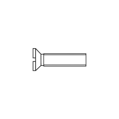 TOOLCRAFT  Vis frais&eacute;e M3x12 mm - 100 pcs