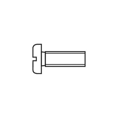 GENERIQUE Vis &agrave; t&ecirc;te cylindrique M2,5 x 20 mm DIN 84 100 pc(s) pcs TOOLCRAFT