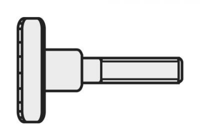TOOLCRAFT Vis molet&eacute;e  189350 M5*10 D464-5.8:A2K 10 pc(s) M5 10 mm t&ecirc;te molet&eacute;e acier N/A 