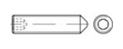 TOOLCRAFT Vis sans t&ecirc;te N/A  118073 M10 16 mm acier 200 pc(s)