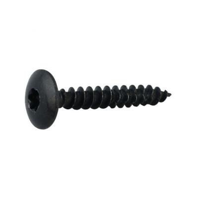 VISWOOD  3137060 Bo&icirc;te de 100 Vis &agrave; penture 6 lobes Filetage total 7,0 x 60 Acier Zingu&eacute; Noir
