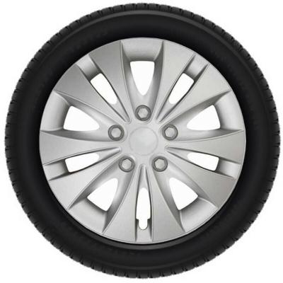 VIVOL Ivol - Ensemble d'enjoliveurs - 15 pouces - Storm - Gris