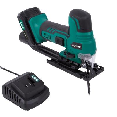 VONROC Scie sauteuse 20v - poign&eacute;e canon ergonomique - batterie 2.0ah et chargeur inclus