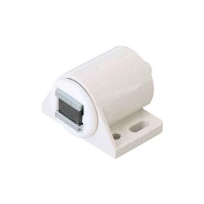VYNEX Loquet de porte magn&eacute;tique  Rond blanc cass&eacute; 4 kg lot de 2