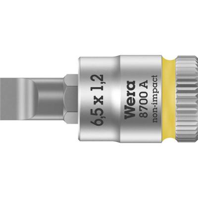 WERA  8700 A FL 05003322001 vis &agrave; fente Douille-embout 6.5 mm 1/4 (6.3 mm)