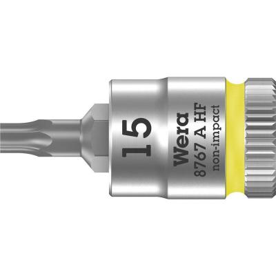 WERA  8767 A 05003363001 6 pans int&eacute;rieurs (TX) Douille-embout T 15 1/4 (6.3 mm)