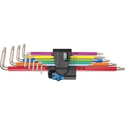 WERA  3967/9 Tx Sxl Hf Stainless 1 L-key Set Multicolore