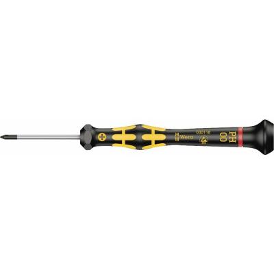 WERA  05030118001 1550 PH Tournevis Kraftform Micro, Jaune