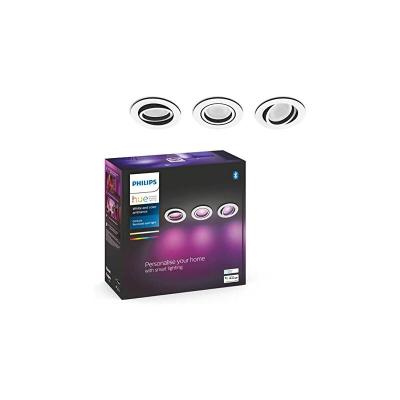 PHILIPS Spot  HUE W&C CENTURA encastre x3 rond Blanc 