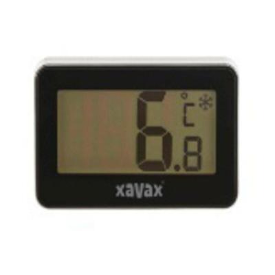 XAVAX Thermom&egrave;tre num&eacute;rique pour r&eacute;frig&eacute;rateur et cong&eacute;lateur, noir