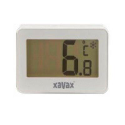 XAVAX Thermom&egrave;tre num&eacute;rique pour r&eacute;frig&eacute;rateur et cong&eacute;lateur, blanc