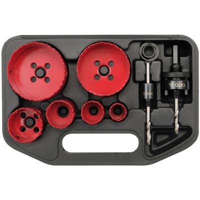 YATO  Kit de 9 pi&egrave;ces pour scie cloche d'&eacute;lectricien YT-3380
