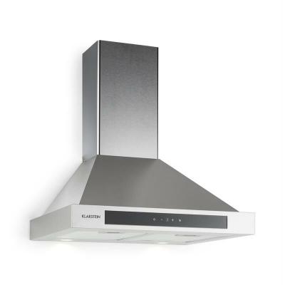 KLARSTEIN Elda hotte aspirante inox 60cm montage mural 620 m&sup3;/h touch timer