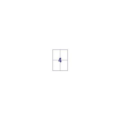 AVERYZWECK Europe 100 &eacute;tiquettes pour inkjet laser copieur, 105x148,5mm  ela024