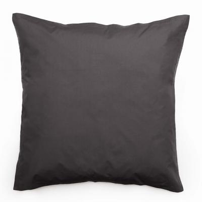 LABELLISM Taie d'oreiller en percale de coton - Manoir - 65 x 65 cm - Ardoise