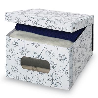 EDM Domo Pack Living - Boite de rangement textile l bon ton 39x50x24cm