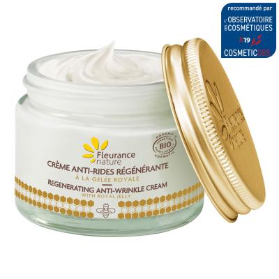FLEURANCE NATURE Cr&egrave;me antirides r&eacute;g&eacute;n&eacute;rante &agrave; la Gel&eacute;e Royale Bio 