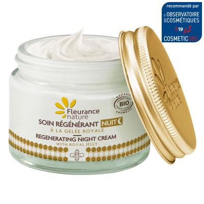 FLEURANCE NATURE  Soin Nuit R&eacute;g&eacute;n&eacute;rant &Agrave; La Gel&eacute;e Royale Bio 50ml