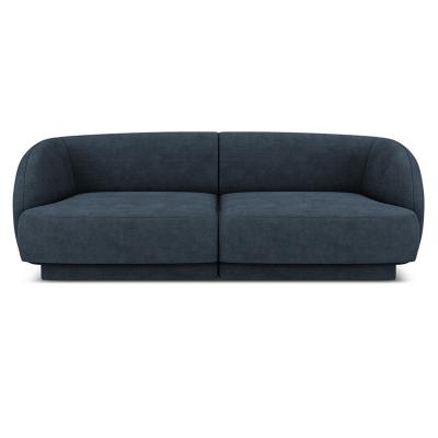 MICADONI HOME Canap&eacute; ""miley"", 2 places, bleu roi, tissu chenille MIC_2S_140_F1_MILEY4
