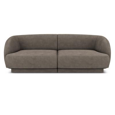 MICADONI HOME Canap&eacute; ""miley"", 2 places, gris, tissu chenille MIC_2S_140_F1_MILEY6