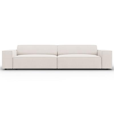 MICADONI HOME MICADONI Canap&eacute; Jodie, 3 Places, Beige Clair, Tissu Structurel