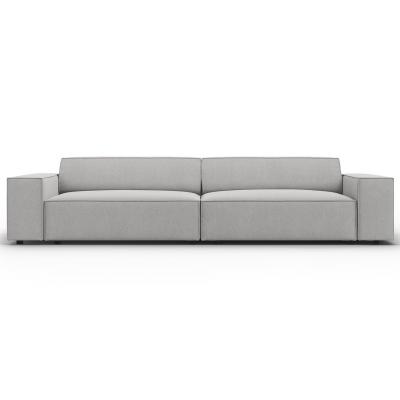 MICADONI HOME MICADONI Canap&eacute; Jodie, 3 Places, Gris Clair, Tissu Structurel