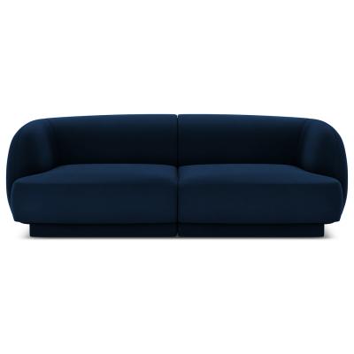 MICADONI HOME Canap&eacute; ""miley"", 2 places, bleu roi, velours MIC_2S_51_F1_MILEY2