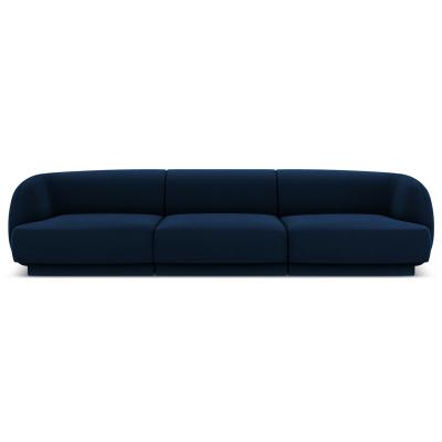MICADONI HOME Canap&eacute; ""miley"", 3 places, bleu roi, velours MIC_3S_51_F1_MILEY2