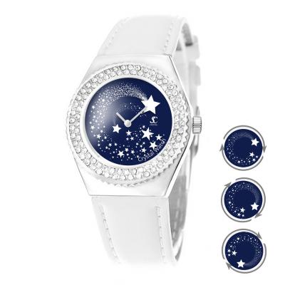 SO CHARM MONTRES Montre  MF316-ETOILE-BLANC - Montre Femme