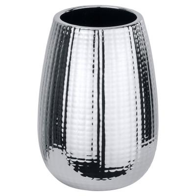 WENKO  - Gobelet de salle de bain design Dakar - Argent - Dakar