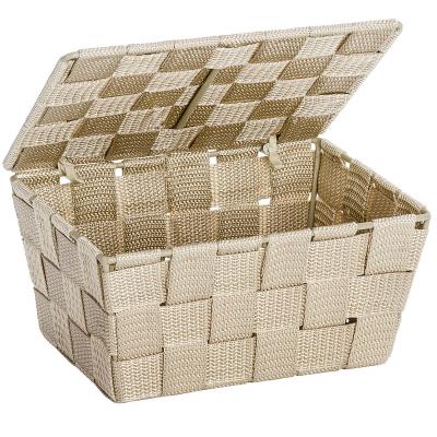 WENKO Chariot avec couvercle pour rangement adria white, 
